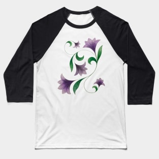 purple flower Baseball T-Shirt